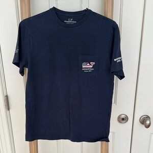 Vineyard Vines Blue Short Sleeve Tee Classic Style